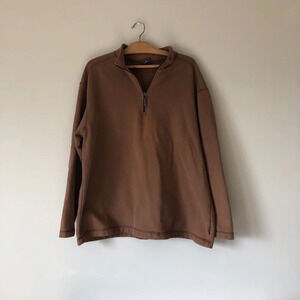 3 for $20 🌟Brown Woolrich Thick quarter zip